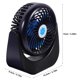 thumbnail image 4 of Mini ventilador USB a batería, ajustable, portátil, silencioso, para viajes (negro), 4 of 7