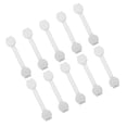 thumbnail image 2 of 10pcs Cerraduras prácticas de impermeabilización de niños Frigorífico Latches Cerraduras de seguridad del hogar, 2 of 8