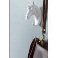 thumbnail image 3 of Decoración de pared para el hogar, elegante gancho de resina para pared con cabeza de caballo blanco, sala de estar y dormitorio, 3 of 3