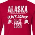 thumbnail image 4 of Inktastic Alaska Awesome Since 1959 Long Sleeve Youth T-Shirt, 4 of 5