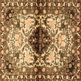 thumbnail image 1 of Ahgly Company Indoor Square Persian Brown Traditional Area Rugs, 5' Square, 1 of 4