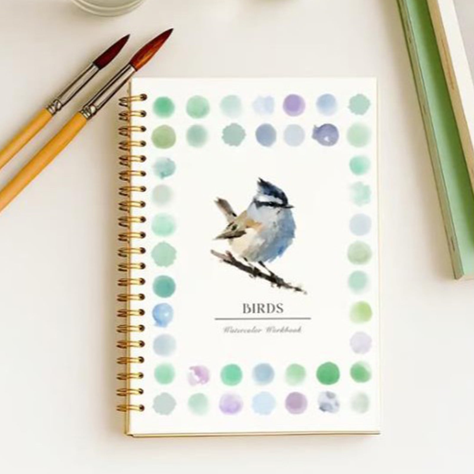 Cahier D'Exercices Aquarelle Débutants – Kit Avec Papier 54.4 Kg, Motifs Nature | Apprentissage Étape Par Étape, Loisir Créatif