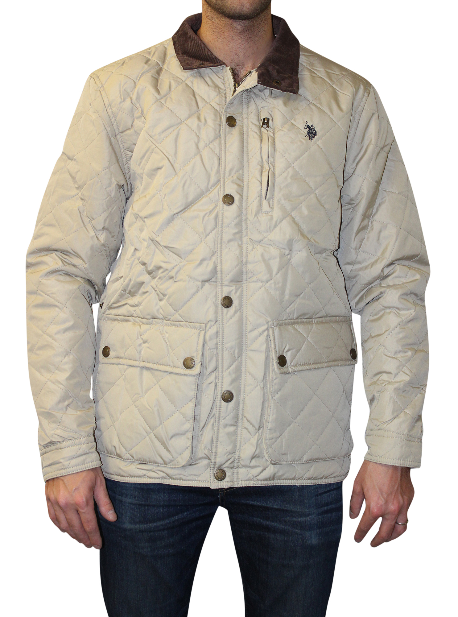 us polo quilted jacket