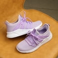 thumbnail image 4 of Kushyshoo Kids Sneakers Light Purple Running Tennis Athletic Shoes for Girls Size 3 (Big Kid), 4 of 7