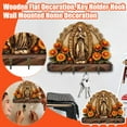 thumbnail image 2 of Wooden Virgin Mary Key Holder for Wall, Decorative Mary Artwork Key Rack with 4 Durable Hooks, Farmhouse Religious Home Decor for Entryway Storage and Everyday Key Organization, 2 of 7