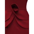 thumbnail image 5 of Bodycon Long Sleeve Dresses for Women Formal Off Shoulder Sexy Split Party Mermaid Dress with Zippe, 5 of 7