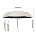 thumbnail image 2 of 2025 NEW Reflective Strip Umbrella With Novelty Carabiner Handle Travel Umbrellas For Rain Windproof Compact Small Folding Umbrella For Travel Automatic Open Close 8 Ribs Men Women Small Umbrella, 2 of 4