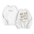thumbnail image 7 of SGMVNU Girls Casual Long Sleeve Sweatshirt 13-14 Years Fashion Oversized Sweatshirt Letter Graphic Kids Crew Neck Cute Pullover Relaxed Fit Tops White, 7 of 7