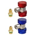 thumbnail image 2 of Adaptateur de Boyau Réfrigérant R134a avec Manomètre - Coupleur de Recharge de Climatiseur Automobile pour Conversion de Basse Pression, 2 of 2