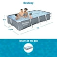 thumbnail image 3 of Bestway Steel Pro 12' x 6'7" x 26" Rectangle Above Ground Swimming Pool, 3 of 11