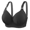 thumbnail image 3 of Swuxness Women's Push Up Wireless Plus Size Bras Solid Color with Mesh Thin Comfortable Lightweight, 3 of 4