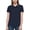 Navy, variant on BUIGTTKLOP Summer Short Sleeve Shirts for Women Collared V Neck Work Dressy Tops Loose Fitted Business Casual Outfits