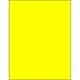 thumbnail image 3 of (2 pack) Box Partners Rectangle Laser Labels 8 1/2" x 11" Fluorescent Yellow 100/Case LL185YE, 3 of 3