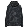 thumbnail image 1 of Men‘s Autumn And Winter Printed Hooded Windproof Thin Jacket Coat Top Blouse, 1 of 5