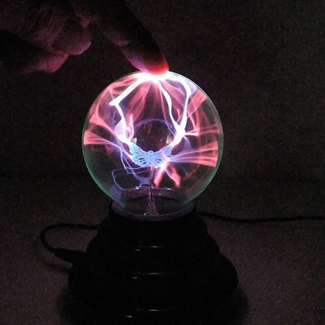 Kitchen Gadgets The Shock-Wave Lamp USB Static Ball Ion Ball The Linght Bolts Follow You Touching USB Magical Lamp Light-ning Ball Creative Graduation Gift Kitchen Organizers and Storage