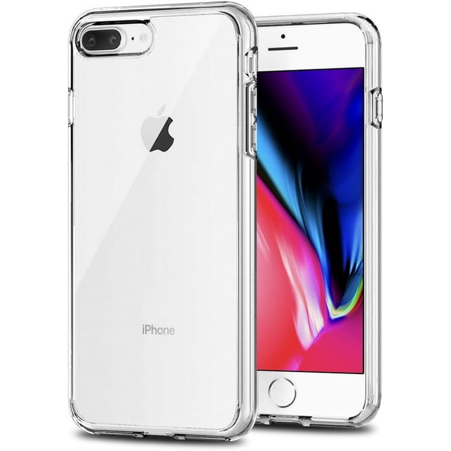 Entronix Funda Transparente para iPhone 7 Plus/8 Plus: Fina y Transparente, a Prueba de Golpes y con Protección contra Arañazos.