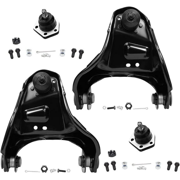 Detroit Axle - 4pc Front Upper Control Arms Lower Ball Joints Replacement for Chevy S10 GMC S15 Fits select: 1984-1996 CHEVROLET S TRUCK S10, 1995-1996 CHEVROLET BLAZER