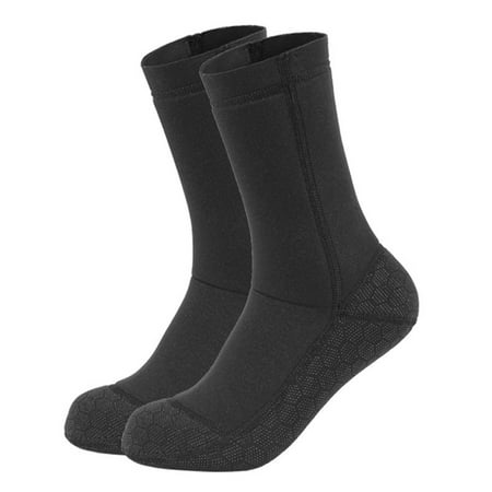 

3MM Neoprene Wetsuit Socks Warm Scuba Diving Socks Winter Beach Booties Shoes Anti-Slip Surfing Socks Thermal Boots for Spearfishing Swimming Rafting Snorkeling Sailing