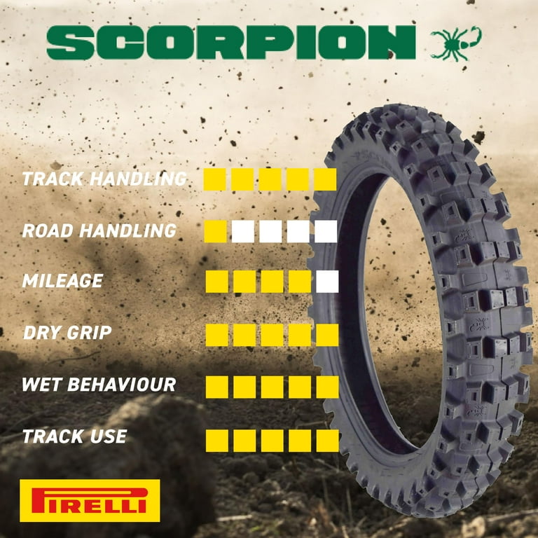 Pneu Type Cross Neuf Deli 2.50/10 Modèle Terra Cross SB-114F TT 33J Pour Dirt