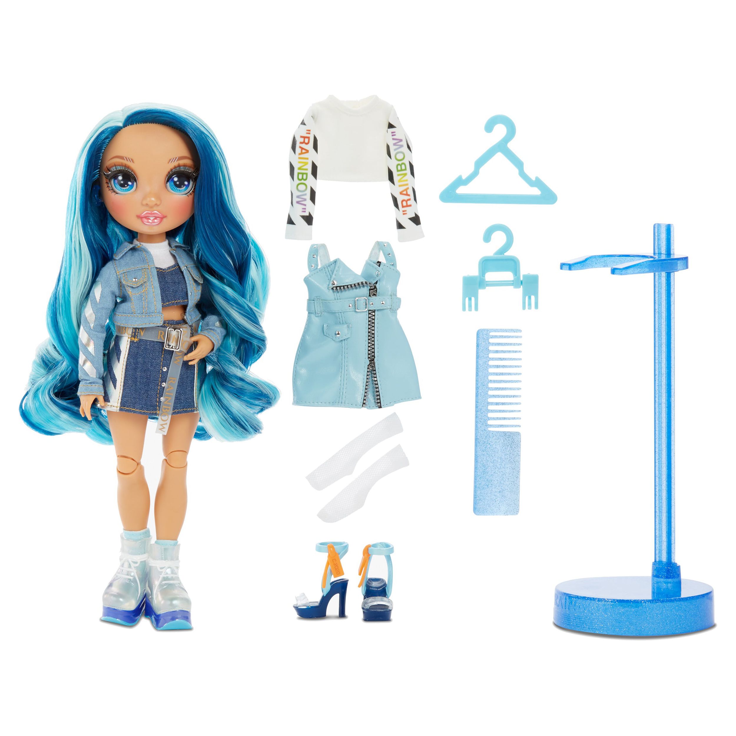 Rainbow High Skyler Bradshaw – Blue Fashion Doll with 2 Outfits - image 4 of 8