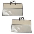 thumbnail image 3 of 2x Bolsas de almacenamiento para almohadas, organizador de embalaje a prueba de polvo, práctico organizador de armario, bolso de mano para suéteres,, 3 of 8