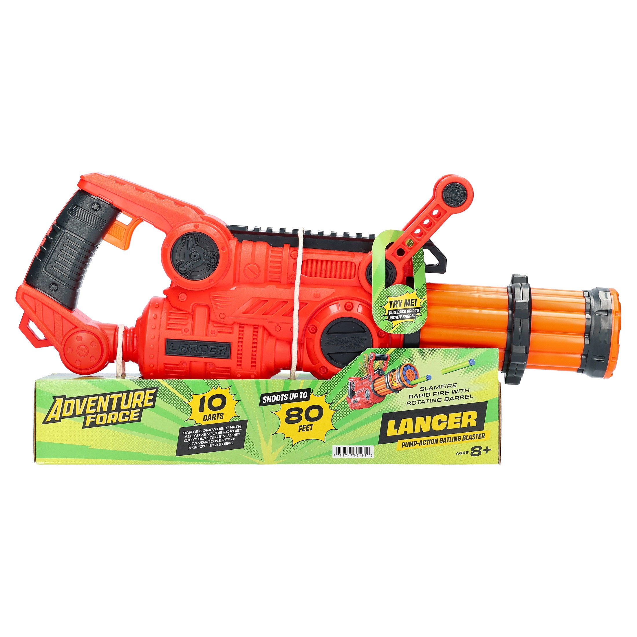 Adventure Force Lancer Pump-Action Gatling Foam Dart Blaster photo 5