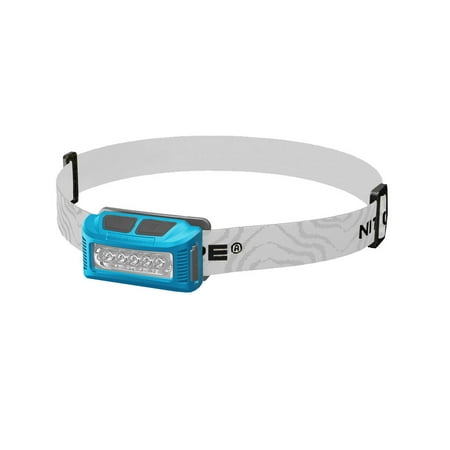 Blue Headlamp - NITECORE NU10 Rechargeable 160 Lumen White/Red LED Headlamp (Blue)