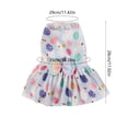 thumbnail image 3 of Kbndieu Happy Easter Day Dog Dress Girl Puppy Skirt Holiday Dog Clothes Outfit Cat Clothing Doggy Costume with Bowknot for Small Dogs Cats Pet Apparel, Blue M, 3 of 6