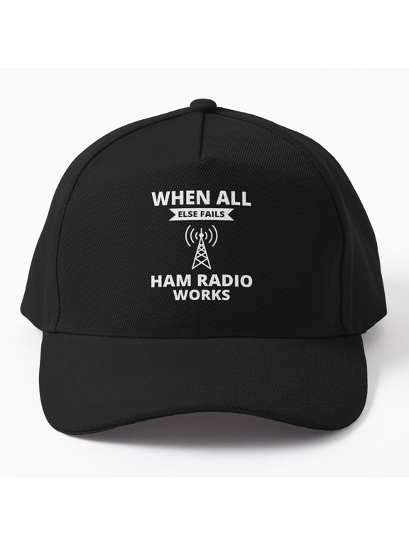Amateur Ham Radio Operator Baseball Cap, Hobby Hat Style