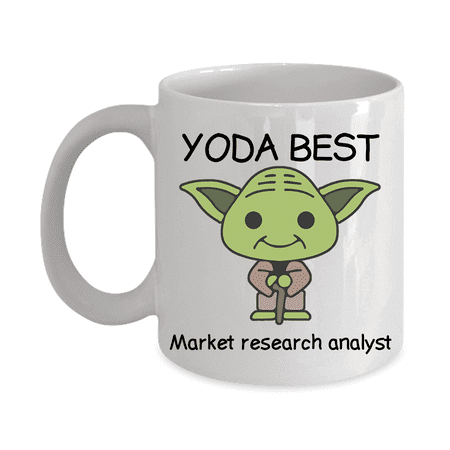 

Yoda Best Market Research Analyst Profession mug - Novelty Gift Mugs for Birthday Present Anniversary Valentines Special Occasion Christmas - 11oz Funny Coffee Mug