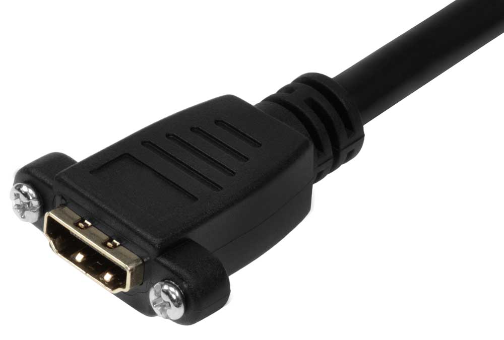 1 ft Panel Mount HDMI Cable with Hi-Speed Ethernet v1.4 - image 5 of 5