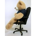 thumbnail image 2 of Personalized Big Plush 5 Foot Giant Teddy Bear Wearing Customized T-Shirt with Your Message, 2 of 2
