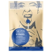 GLYDE ULTRA Organic Blueberry Flavored (Standard-fit) Non-toxic Condoms