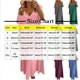 thumbnail image 3 of Xdegoge Summer Dresses for Women Plus Size Womens Oversized Baggy Flowy Maxi Dress Summer V Neck Casual Loose Length Long Dress Vacation Beach Dresses Black S Purchase History for My Accounts, 3 of 7