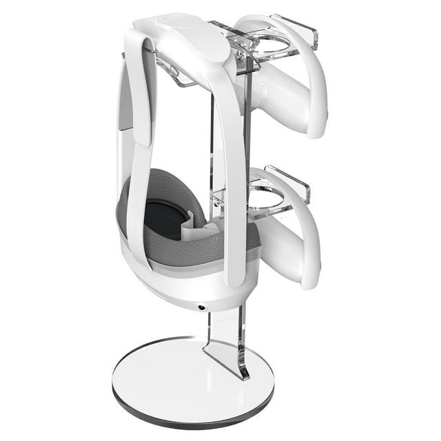VR Bracket Desktop Stand VR Headset Controller Display Holder Compatible for Quest 2/Quest Pro/Pico4