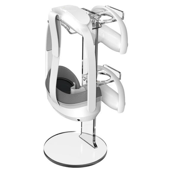 VR Bracket Desktop Stand VR Headset Controller Display Holder Compatible for Quest 2/Quest Pro/Pico4