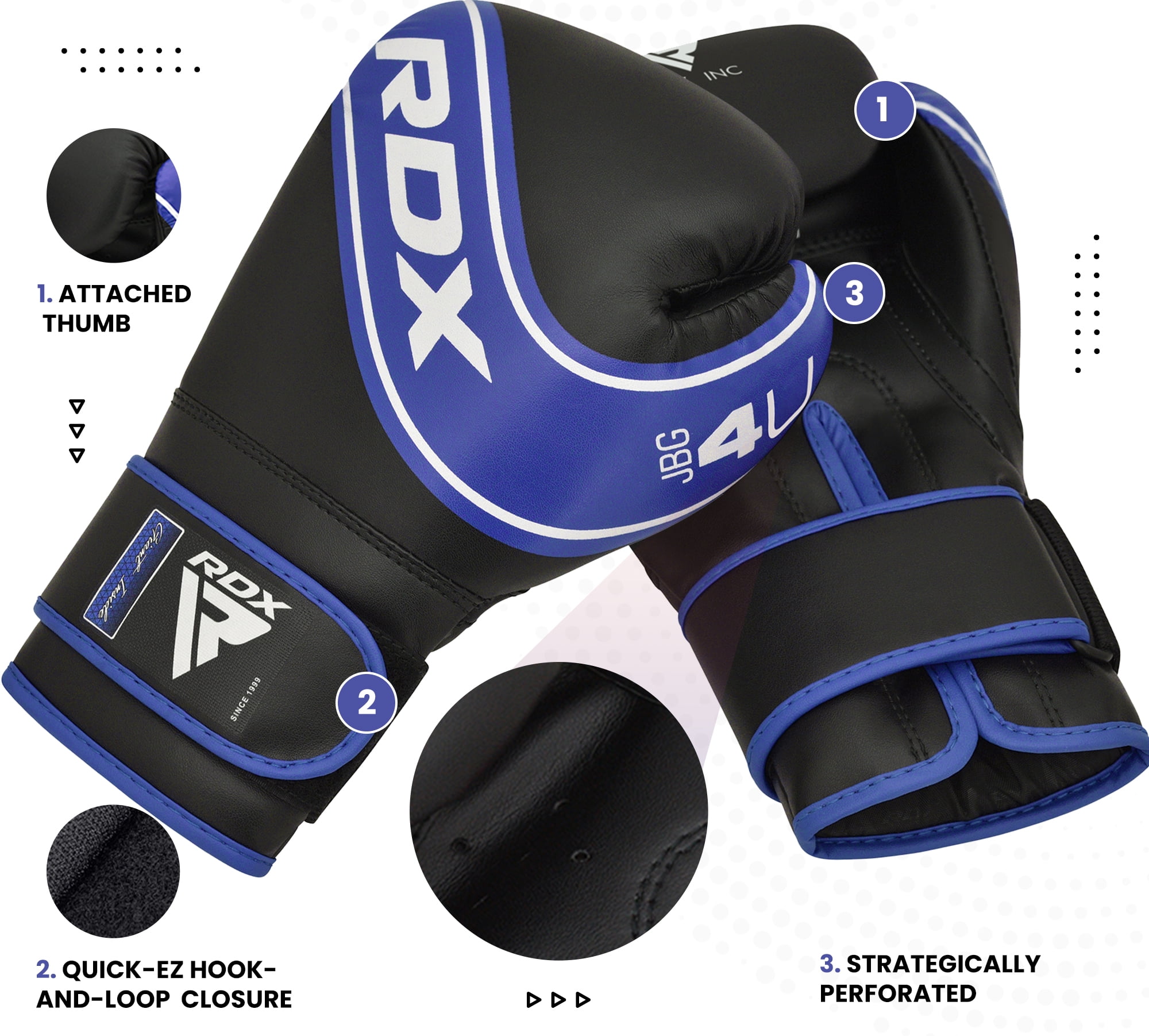 RDX Boxing Gloves for Kids, Maya Hide Leather Junior Champions Punching Training Gloves for Boxing, MMA, Muay Thai Gloves with Ventilated Palm