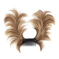 thumbnail image 1 of Postizos para Mujer, Moño Desordenado, Peine Lateral, Moños Desordenados, Extensiones de Moño para El Cabello a La Moda, Accesorios para El Cabello Pa Estilo K Fernando Clip de garras de pelo, 1 of 8