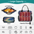 thumbnail image 4 of Medium Cooler Bag Lunch Bag Portable Meal Bag Work Meal Bag Outdoor Meal Bag Travel Meal Bag Picnic Meal Bag Going Out Meal Bag Super Cool Rainbow, 4 of 6
