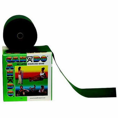 - CanDo latex-free exercise tubing, green, 100 feet