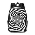 thumbnail image 2 of YFYANG 17" Laptop Backpack, Abstract Spiral Pattern Fashion Travel Work Backpack with USB and Headphone Cable Interface for Men and Women, 2 of 8