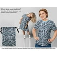 thumbnail image 5 of oneOone Rayon Light Blue Fabric Text Sewing Material Print Fabric By The Yard 56 Inch Wide, 5 of 5