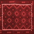 thumbnail image 1 of Ahgly Company Indoor Square Oriental Red Traditional Area Rugs, 4' Square, 1 of 4