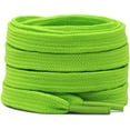 thumbnail image 1 of Solid Flat Shoelaces Hollow Thick Athletic Shoe Laces Strings 2 Pair, 1 of 7