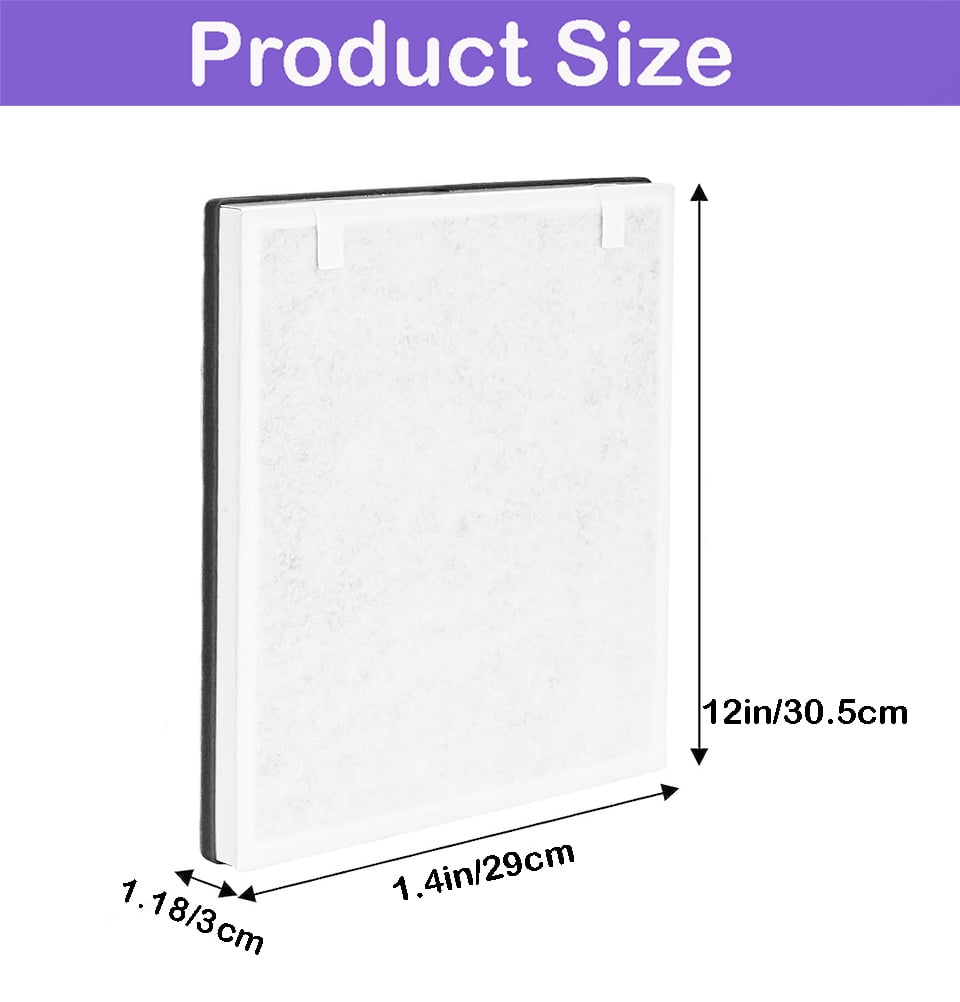 3-in-1 H13 True HEPA Activated Carbon Filter Replacement Set for LEVOIT Vital 100 Air Purifier Part # Vital 100-RF