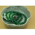 thumbnail image 5 of Angelstones Green Agate Gemstone 8mm Round Beads Stretch Bracelet 7 Inch Unisex, 5 of 5