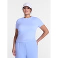 thumbnail image 2 of Avia Women's and Women's Plus SoftSculpt Tee with Short Sleeves, Sizes XS-4X, 2 of 7
