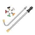 thumbnail image 2 of Pressure Washer Extension Rod Stable 1/4 inch Quick Connect Durable Professional Brass, 2 of 9
