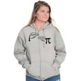 thumbnail image 3 of Rational Real Pi Pie Number Math Nerd Zip Up Hoodie Men's Women's Brisco Brands L, 3 of 6