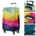 thumbnail image 5 of Colorful Tie Dye Wave Pattern Luggage Cover Fashion Suitcase Cover Baggage Covers Fit 25-28 Inch Luggage (Go Travel), 5 of 5